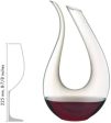 Riedel 52 Ounce Decanter Amadeo Grigio allows you to decant older wines to separate them from their sediment to bring out the bold flavor - 1756 13-G For Sale