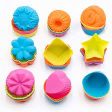 Silicone Cupcake Muffin Baking Cups Liners 36 Pack Reusable Non-Stick Cake Molds - WIL-119X002E43PON Sale