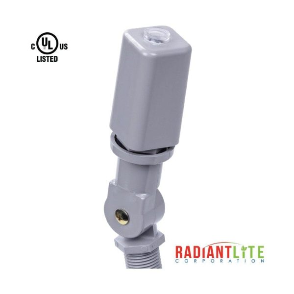 RADIANTE LITE ROUND SWIVEL PHOTOCELL (Grey) - LT210LCH For Cheap