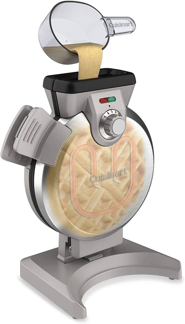 Cuisinart Vertical Waffle Maker (Silver) - CU-WAF-V100 on Sale