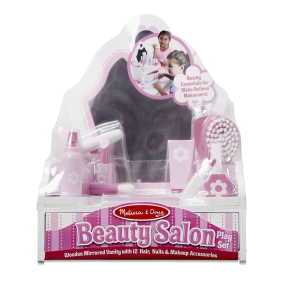 MELISSA & DOUG  Vanity Play Set: Add glamour and style to playtime with these wooden beauty essentials for make-believe makeovers - 3026 Online