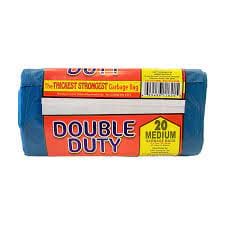 Double Duty Garbage Bag Jumbo -  is the ultimate high density, dual-purpose bag that’s ideal for solving problems from your toughest waste disposal tasks to carrying or storing your heavy loads - 60945612622 For Sale