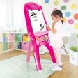 MATTEL  Barbie Easel: 10 coloring pages, 5 stickers. Eraser and pencil are included - MATTEL-1616 Hot on Sale