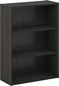 Momentum Furnishing 3 Tier Bookshelf Espresso Simple stylish design yet functional and suitable for any room - PBF-0150-709-SP For Discount