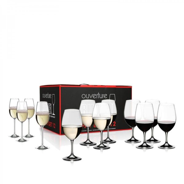 Riedel Ouverture White Wine, Magnum and Champagne Glasses offers a unique collection of versatile wine glasses. Perfect for dinner parties, this selection includes red wine, white wine and champagne glasses to allow you to cater for every occasion- 540893 Sale