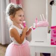 MELISSA & DOUG  Vanity Play Set: Add glamour and style to playtime with these wooden beauty essentials for make-believe makeovers - 3026 Online