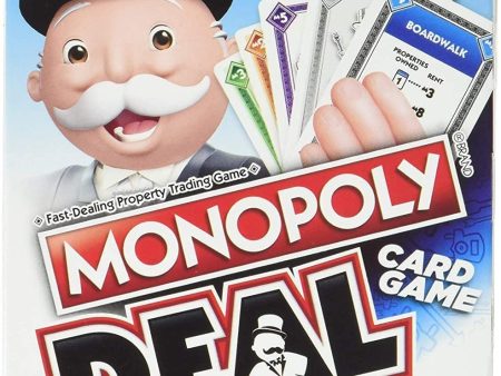 HASBRO  Monopoly Deal: is a fast-paced, totally addictive card game that you can play in minutes! Deal and steal your way to success - E3113 on Sale