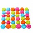 Silicone Cupcake Muffin Baking Cups Liners 36 Pack Reusable Non-Stick Cake Molds - WIL-119X002E43PON Sale