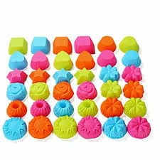 Silicone Cupcake Muffin Baking Cups Liners 36 Pack Reusable Non-Stick Cake Molds - WIL-119X002E43PON Sale