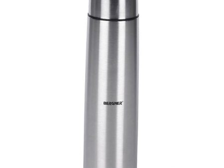 Bergner 750ml Vacuum Flask is made with superior insulation that keeps liquids hot or cold drinks for up to hours. It is ideal for carrying to work, picnics, day-long trips where hot or cold beverages are needed - SG-3602 Discount