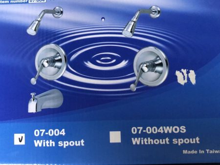 Chrome In Wall Tub & Shower Mixer- CHGM045 For Cheap