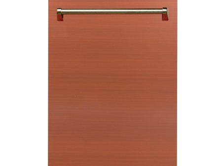 ZLINE 18 in. Dishwasher Panel with Traditional Handle (DP-18) [Color: Copper] Hot on Sale