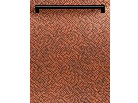 ZLINE 18 in. Dishwasher Panel with Traditional Handle (DP-18) [Color: Hand Hammered Copper] on Sale