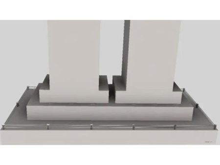 Vent-A-Hood Hotte de cuisinière à plafond îlot de 66 po. CILH9-2+266SS Cheap