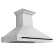 ZLINE 48 in. Autograph Edition Stainless Steel Range Hood with Stainless Steel Shell and Accented Handle (8654STZ-48) [Color: Matte Black] Discount