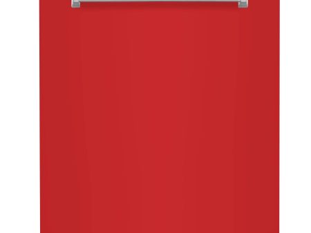 ZLINE 24  Monument Dishwasher Panel with Traditional Handle and Color Options (DPMT-24) [Color: Red Matte] Online now