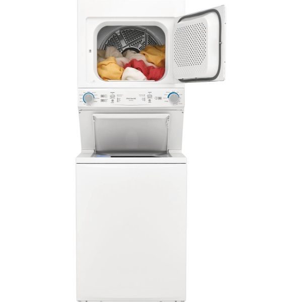 Frigidaire Centre de buanderie laveuse sécheuse superposées électrique FLCE752CAW Online Sale